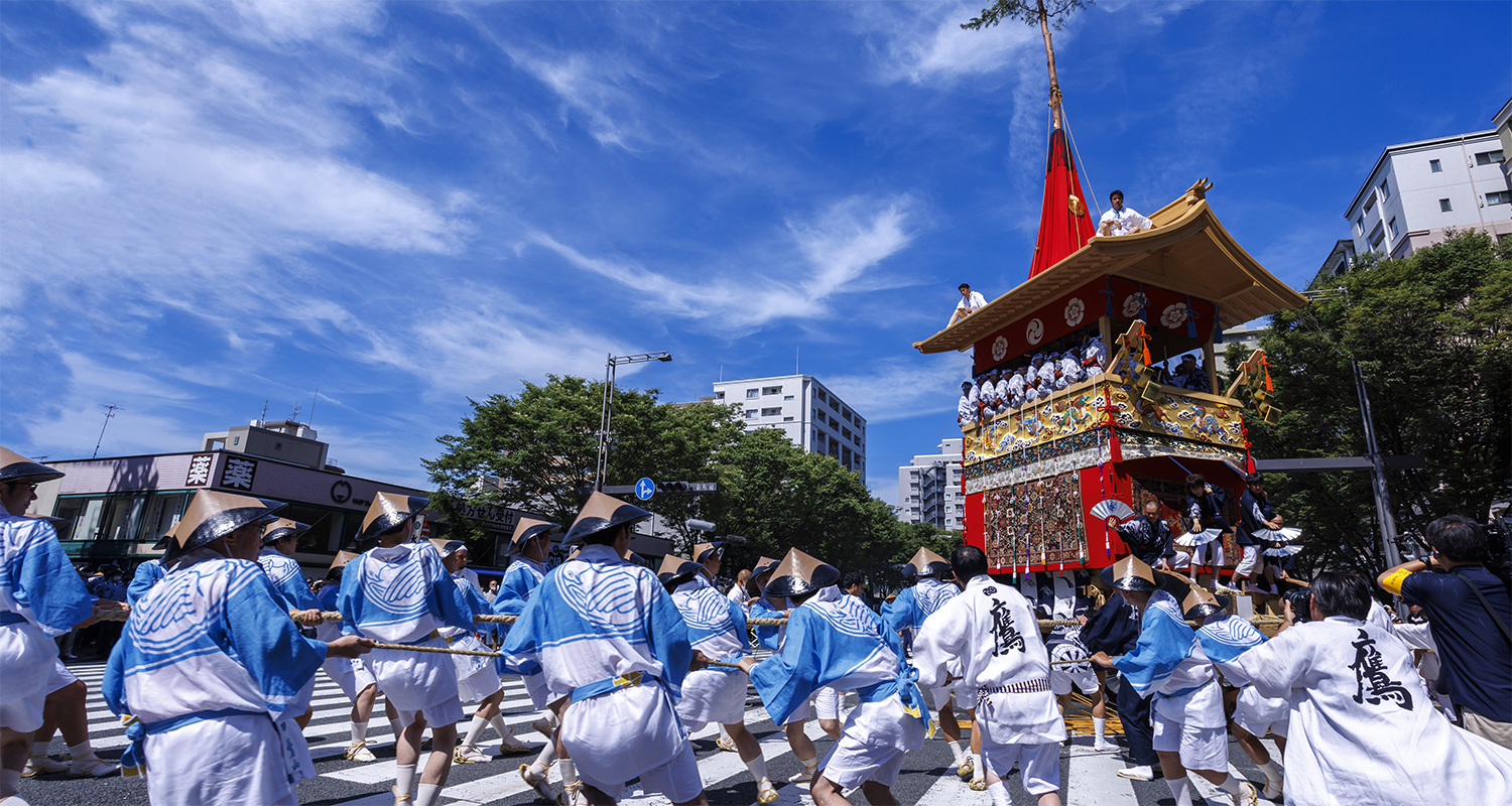 京都祇園祭へ。7月24日後祭山鉾 巡行の注目は 「鷹山」